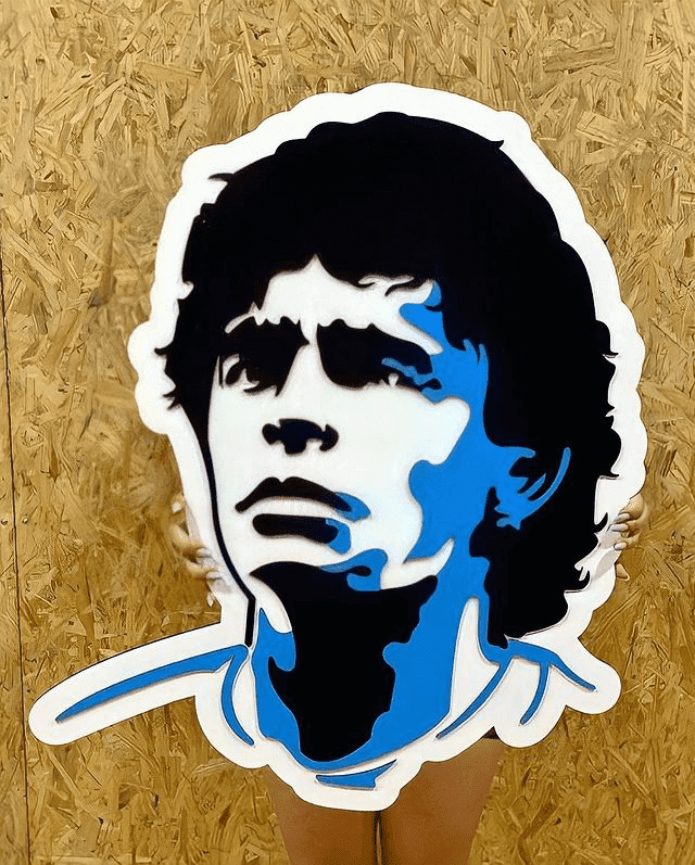 Cuadro Maradona